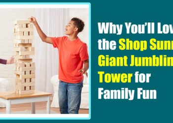 Why You’ll Love the Shop Sunnylife Giant Jumbling Tower for Family Fun
