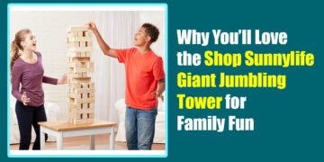 Why You’ll Love the Shop Sunnylife Giant Jumbling Tower for Family Fun