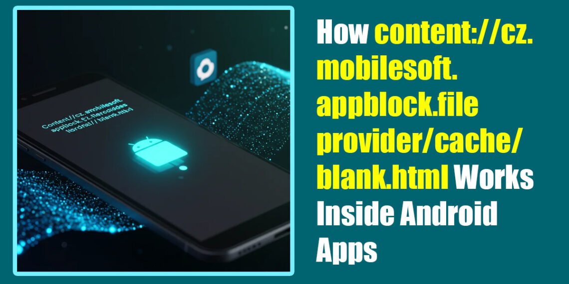 How content://cz.mobilesoft.appblock.fileprovider/cache/blank.html Works Inside Android Apps